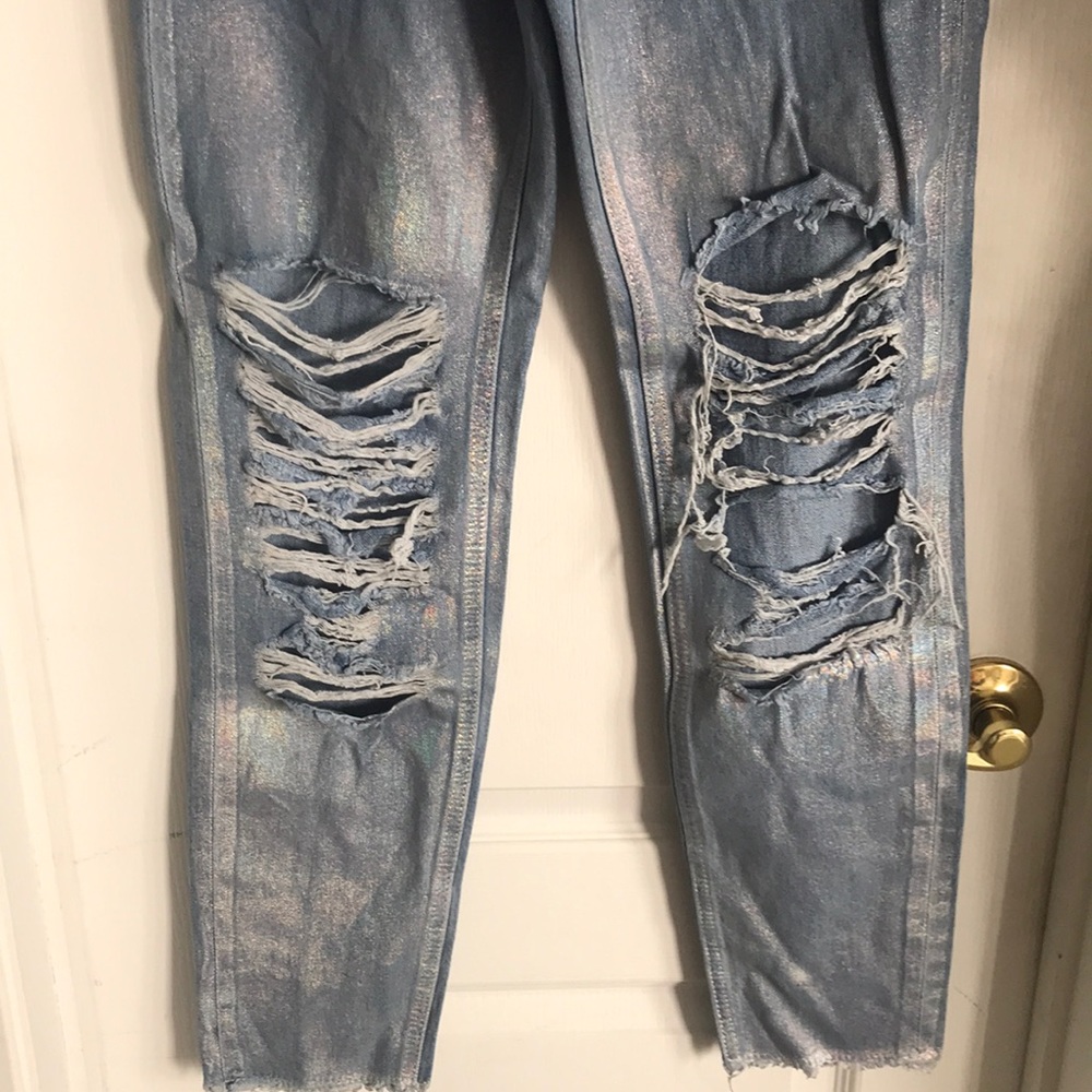 High waisted Ripped Jeans - Picture 3 of 5